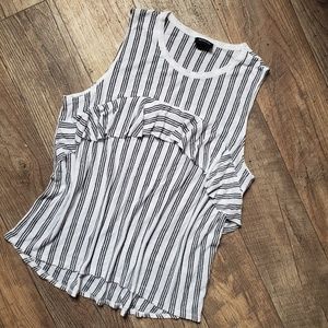 USED Who What Wear striped top. XL